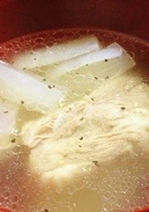 【塩】スペアリブと大根のスープ【胡椒】-レシピのメイン写真