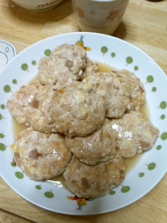 お手軽♪なめたけハンバーグ-レシピのメイン写真