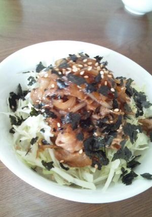 甘辛豚丼-レシピのメイン写真