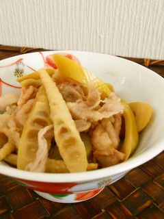 四方竹の豚肉炒め煮-レシピのメイン写真