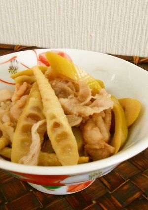 四方竹の豚肉炒め煮-レシピのメイン写真