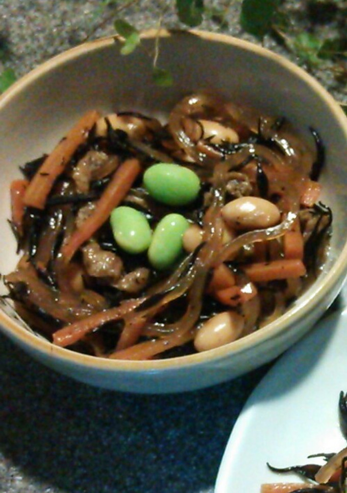 つるっと旨い♪ひじきの煮物-レシピのメイン写真