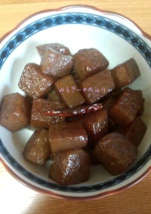 ピリっと甘い*こんにゃく炒め-レシピのメイン写真
