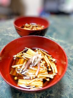 干しエノキのつけうどん-レシピのメイン写真