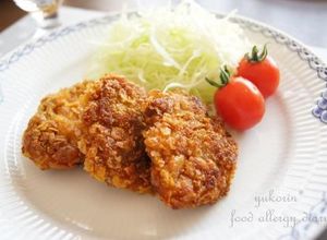 こま切れ肉で一口トンカツ：卵乳小麦不使用-レシピのメイン写真