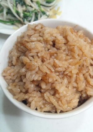 我が家のさくらごはん(醤油ご飯)-レシピのメイン写真