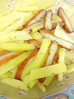 簡単☆さつま揚げとじゃがいもの炒め物♪-レシピのメイン写真