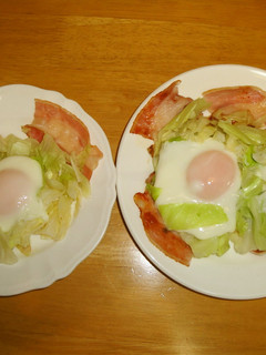 朝食に野菜をプラス!キャベツ卵-レシピのメイン写真