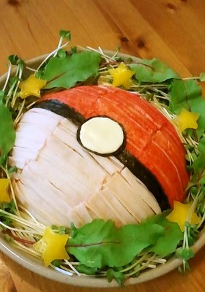 ポケモン☆モンスターボール寿司-レシピのメイン写真