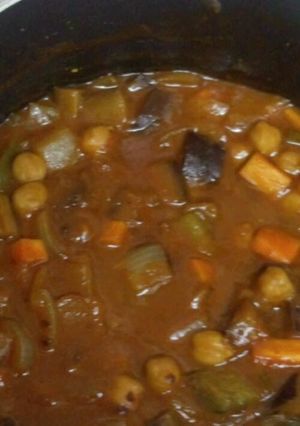 野菜ひよこ豆カレー 約263kcal！-レシピのメイン写真