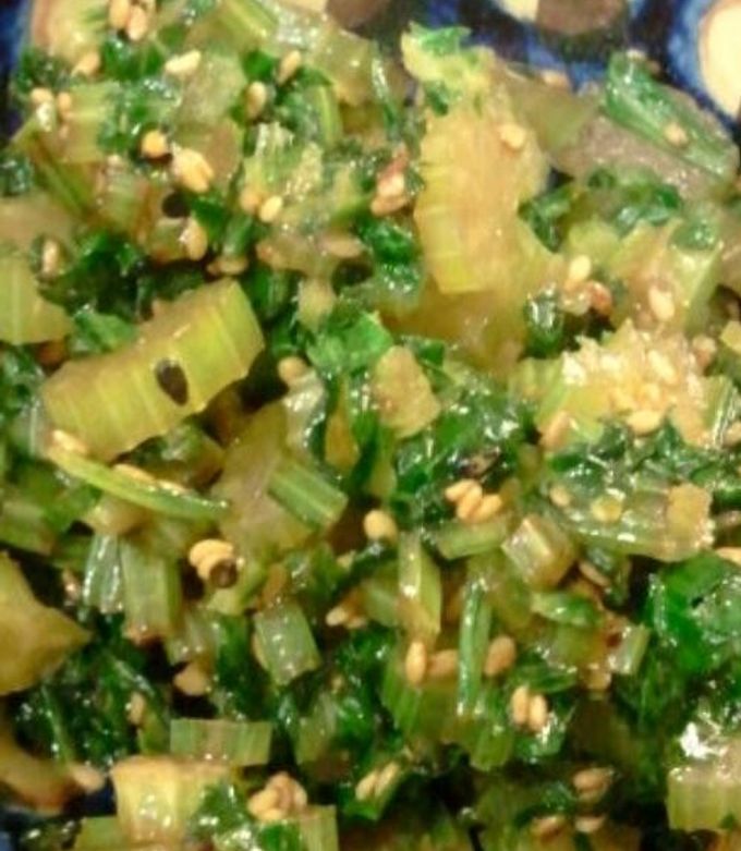 捨てないで!セロリの葉で作る簡単佃煮-レシピのメイン写真