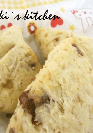 ダイエットこうやのバナナチョコスコーン♪-レシピのメイン写真