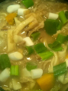 手打ち麺で…俺流ヘルシーほうとう鍋♪-レシピのメイン写真