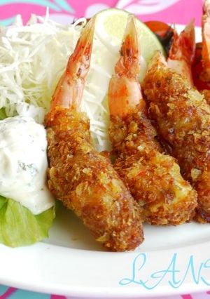 ポテトチップスのエビフライ-レシピのメイン写真