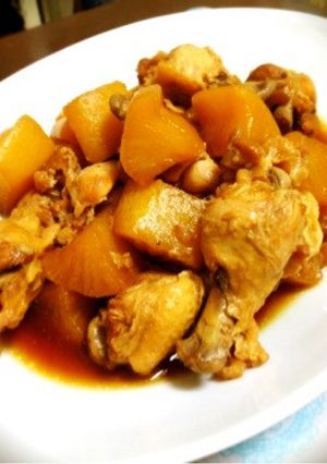 活力鍋de鶏手羽と大根の煮物-レシピのメイン写真