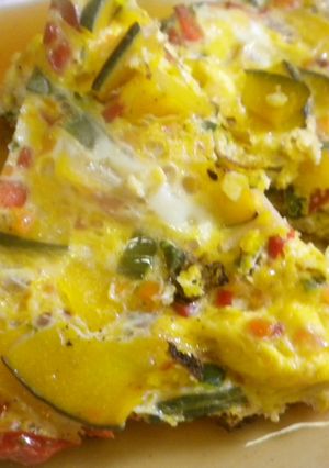 緑黄色野菜のオムレツ-レシピのメイン写真