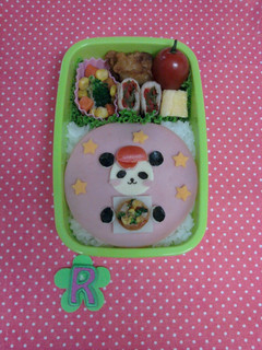 簡単☆パンダのピザ屋さん *キャラ弁*-レシピのメイン写真