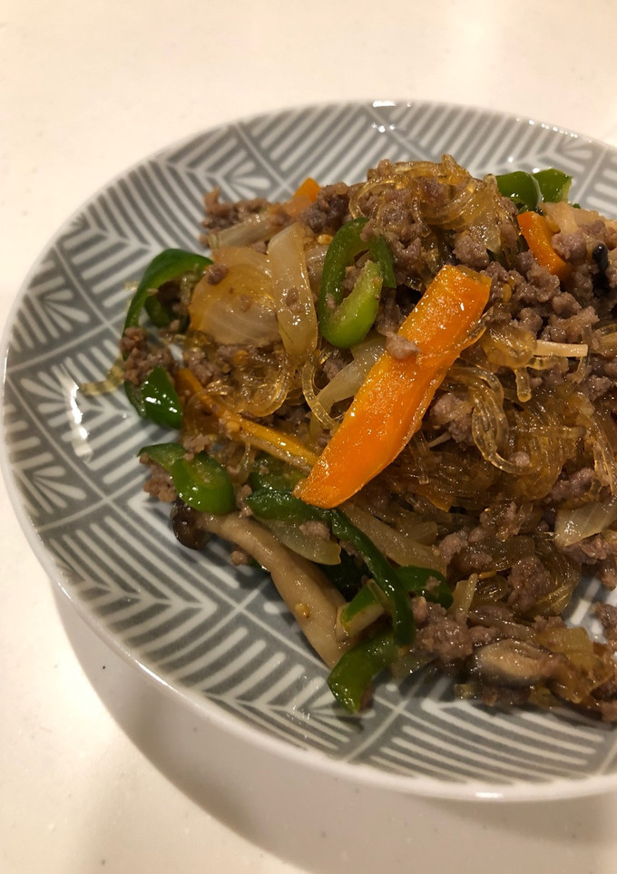 簡単☆ひき肉と春雨の甘辛炒め煮☆-レシピのメイン写真