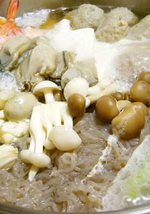 鶏味塩 de 海鮮塩ちゃんこ鍋-レシピのメイン写真