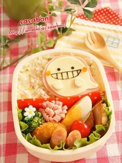 簡単!おばけちゃんのお弁当-レシピのメイン写真