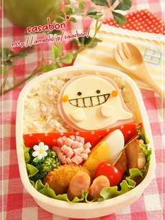 簡単!おばけちゃんのお弁当-レシピのメイン写真