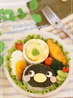簡単!ペンギンさんのお弁当-レシピのメイン写真