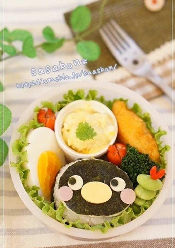 簡単！ペンギンさんのお弁当-レシピのメイン写真