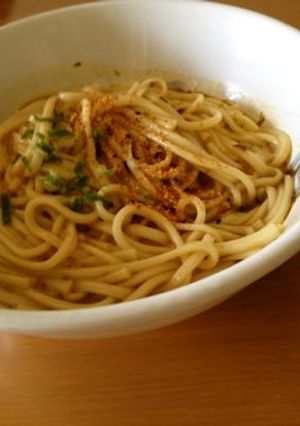 海苔の佃煮で◎海苔玉まぜまぜうどん-レシピのメイン写真