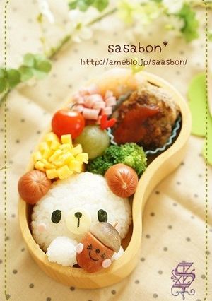 どんぐりくまちゃんのお弁当♪-レシピのメイン写真