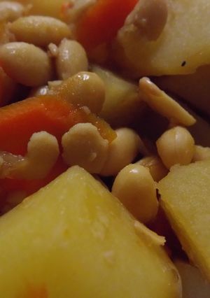 煮物（じゃが芋・人参・大豆）-レシピのメイン写真