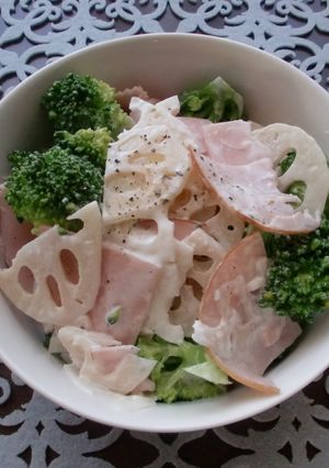蓮根とブロッコリーのレモンサラダ-レシピのメイン写真