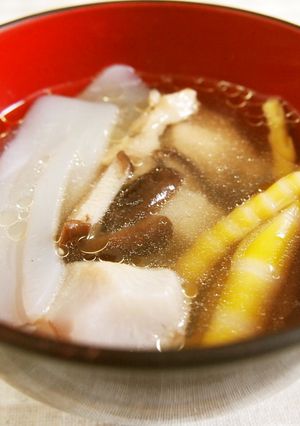 鶏肉のお吸い物-レシピのメイン写真