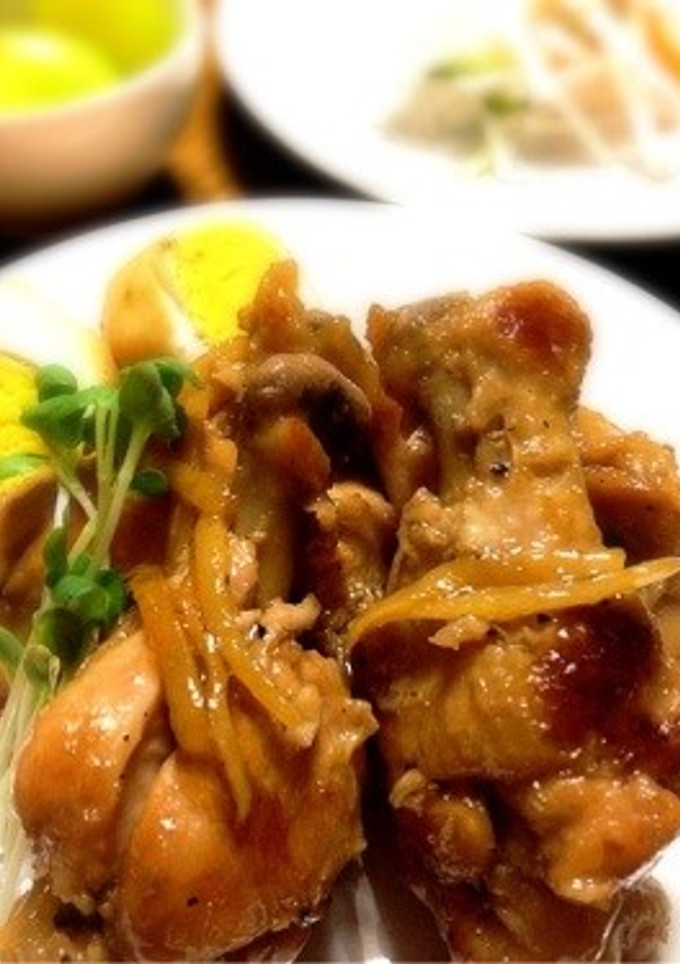 ☆手羽元のこくうま煮☆煮たまご添え-レシピのメイン写真