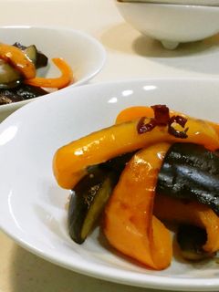 茄子とパプリカの炒め煮-レシピのメイン写真
