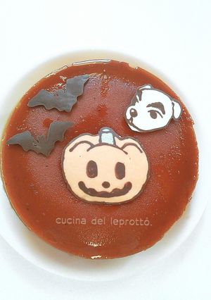 かぼちゃプリン(ハロウィンver.)-レシピのメイン写真