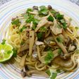 秋!たっぷりキノコと秋刀魚のパスタ