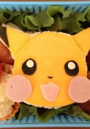 ピカチュウサンド弁当-レシピのメイン写真