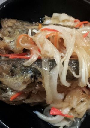 姉から学んだ！豆あじの南蛮漬け-レシピのメイン写真