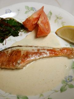 鮭のクリームムニエル-レシピのメイン写真