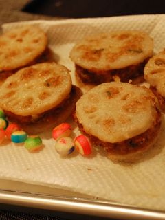 れんこんの挟み焼き-レシピのメイン写真
