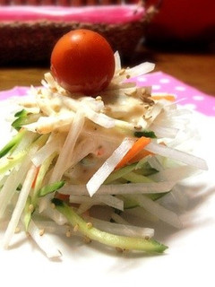 簡単‼あっさり大根サラダ(*^^*)-レシピのメイン写真
