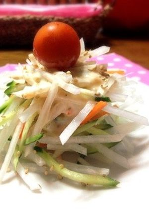簡単‼あっさり大根サラダ(*^^*)-レシピのメイン写真