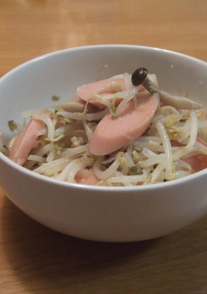 もやしの塩麹きのこ炒め-レシピのメイン写真
