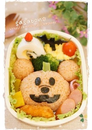 ミッキーのハロウィン弁当-レシピのメイン写真