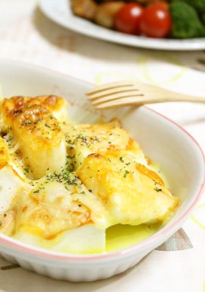 ふんわり＊はんぺんのオーロラソース焼き-レシピのメイン写真