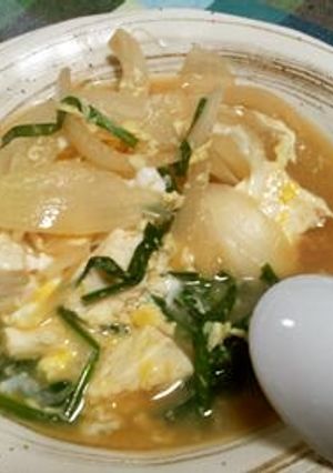 残り物で卵とじ-レシピのメイン写真