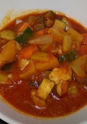 具沢山すぎるラタトゥイユ（野菜のトマト煮-レシピのメイン写真