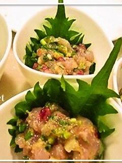 週末漁師 鯵のなめろう-レシピのメイン写真