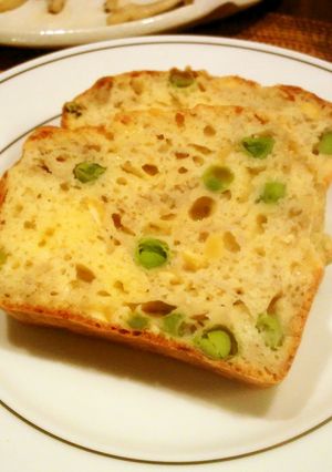 蓮根とグリーンピースのケークサレ-レシピのメイン写真