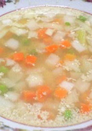 基本のチキンオニオン野菜スープ-レシピのメイン写真